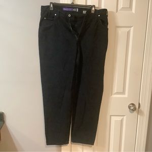 Black Baggy Levi Silver Tab Blue Jeans 38 x 34